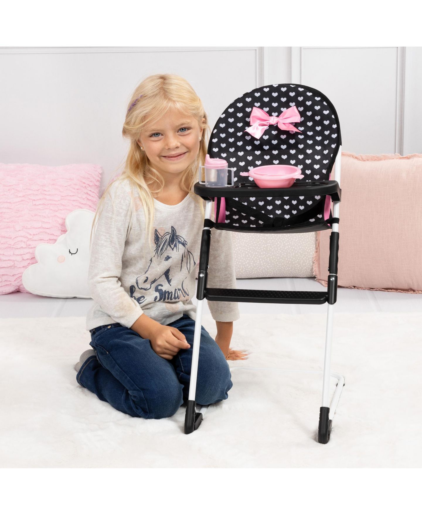 Дорожный набор для кукол Bayer Design со стульчиком для кормления, 9 предметов, 3+, цвет: Open Miscellaneous — фото 5