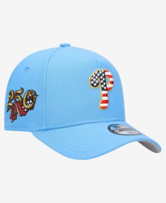 Big Boys and Girls Light Blue Philadelphia Phillies Celebrate America's 250th 9FORTY A-Frame Adjustable Hat
