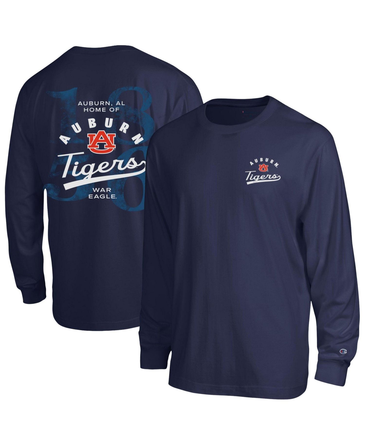 Men's Auburn Tigers Laminated All-Star Long Sleeve T-Shirt