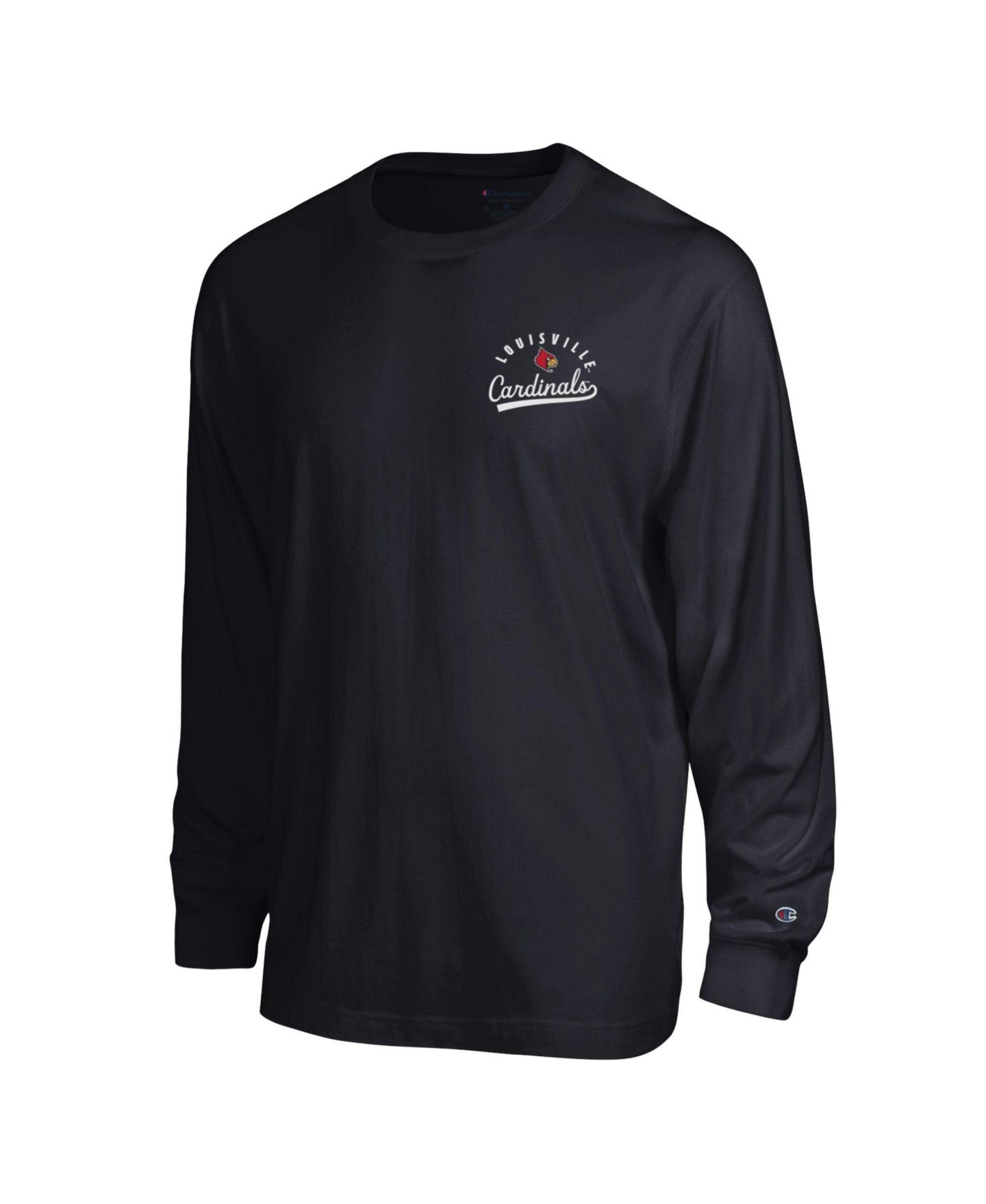 Мужская футболка Champion Louisville Cardinals Laminated All-Star Long-Sleeve Screen-Print Graphic Relaxed-Fit — фото 3