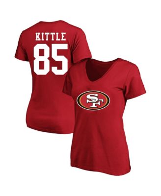 Plus Size San Francisco 49ers George Kittle V-Neck T-Shirt