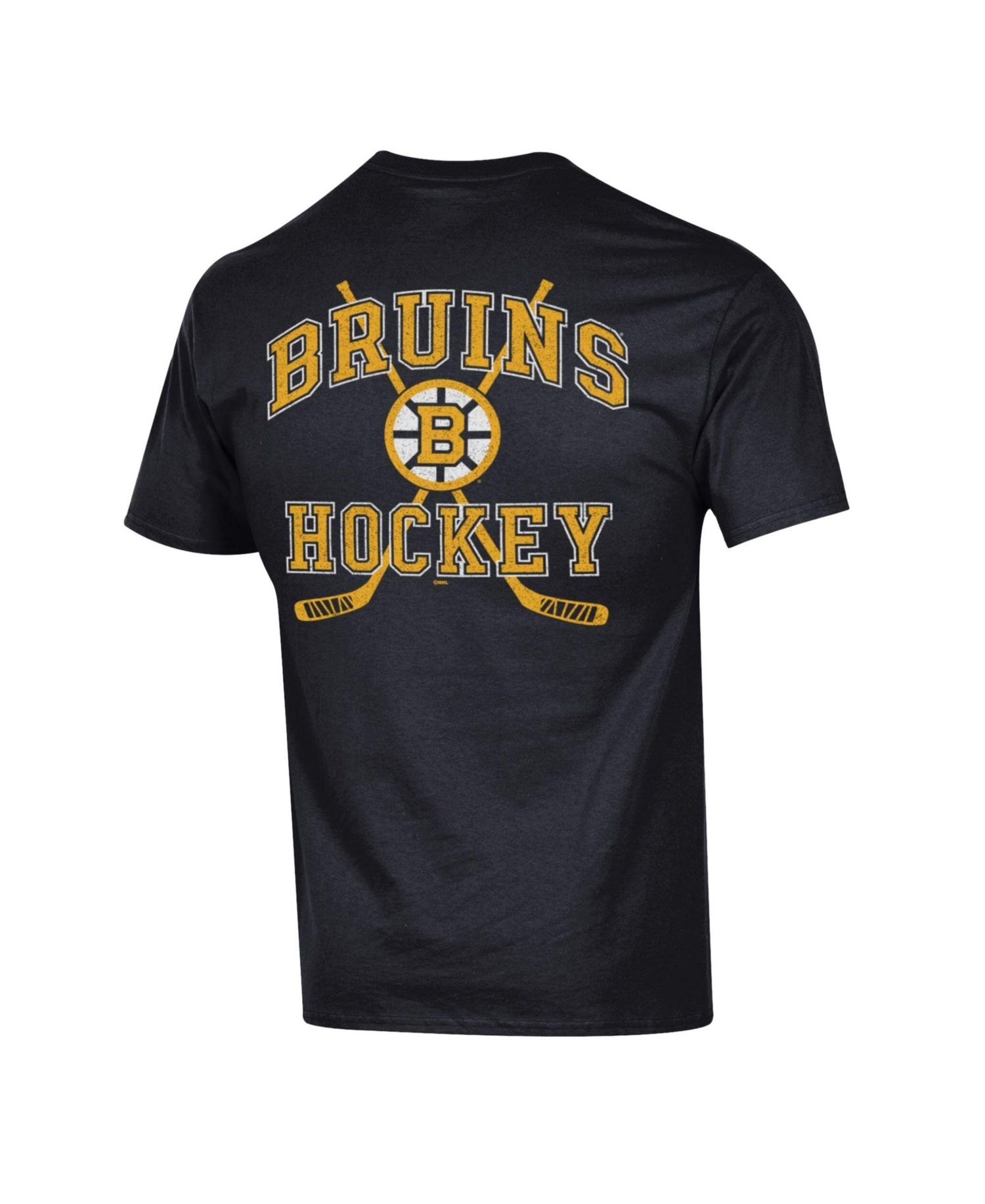 Men's Black Boston Bruins Stick With It Jersey T-Shirt