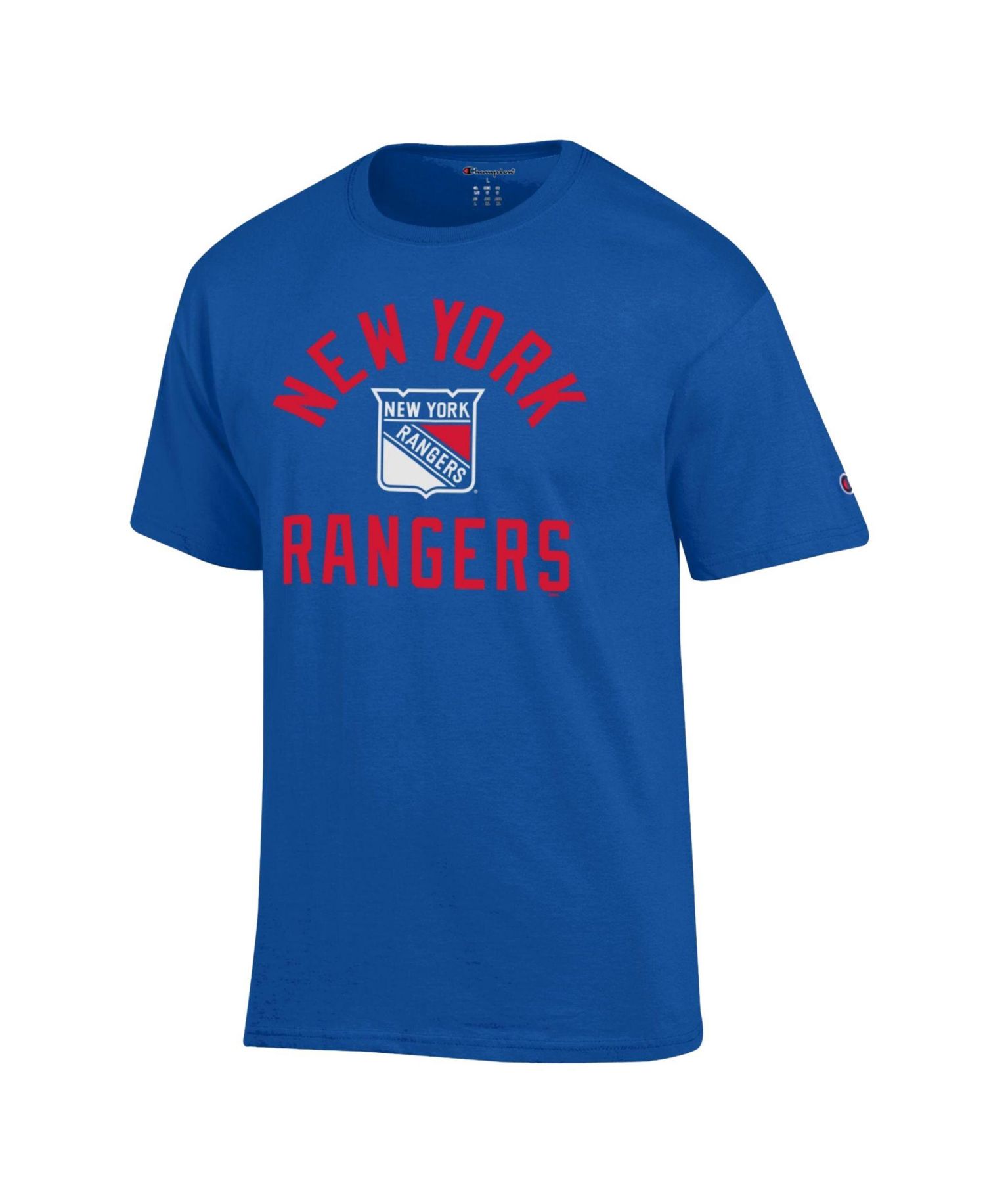 Men's New York Rangers Primary Logo Classic Fit Cotton Jersey T-Shirt