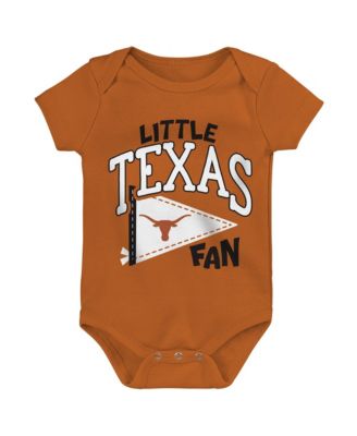 Baby Boys and Girls Texas Orange Texas Longhorns Little Banner Bodysuit