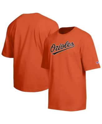 Men's Orange Baltimore Orioles All Star Chenille Wordmark T-Shirt