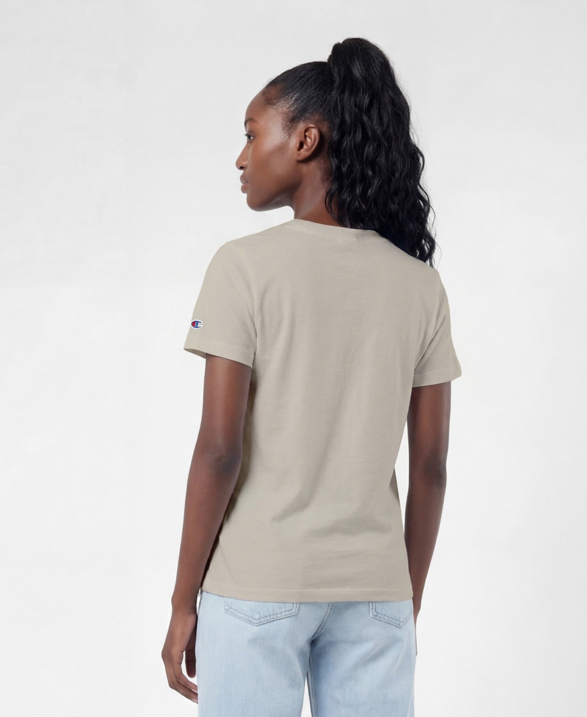 Champion Women's Las Vegas Raiders Cocoa Butter Screen Print T-Shirt