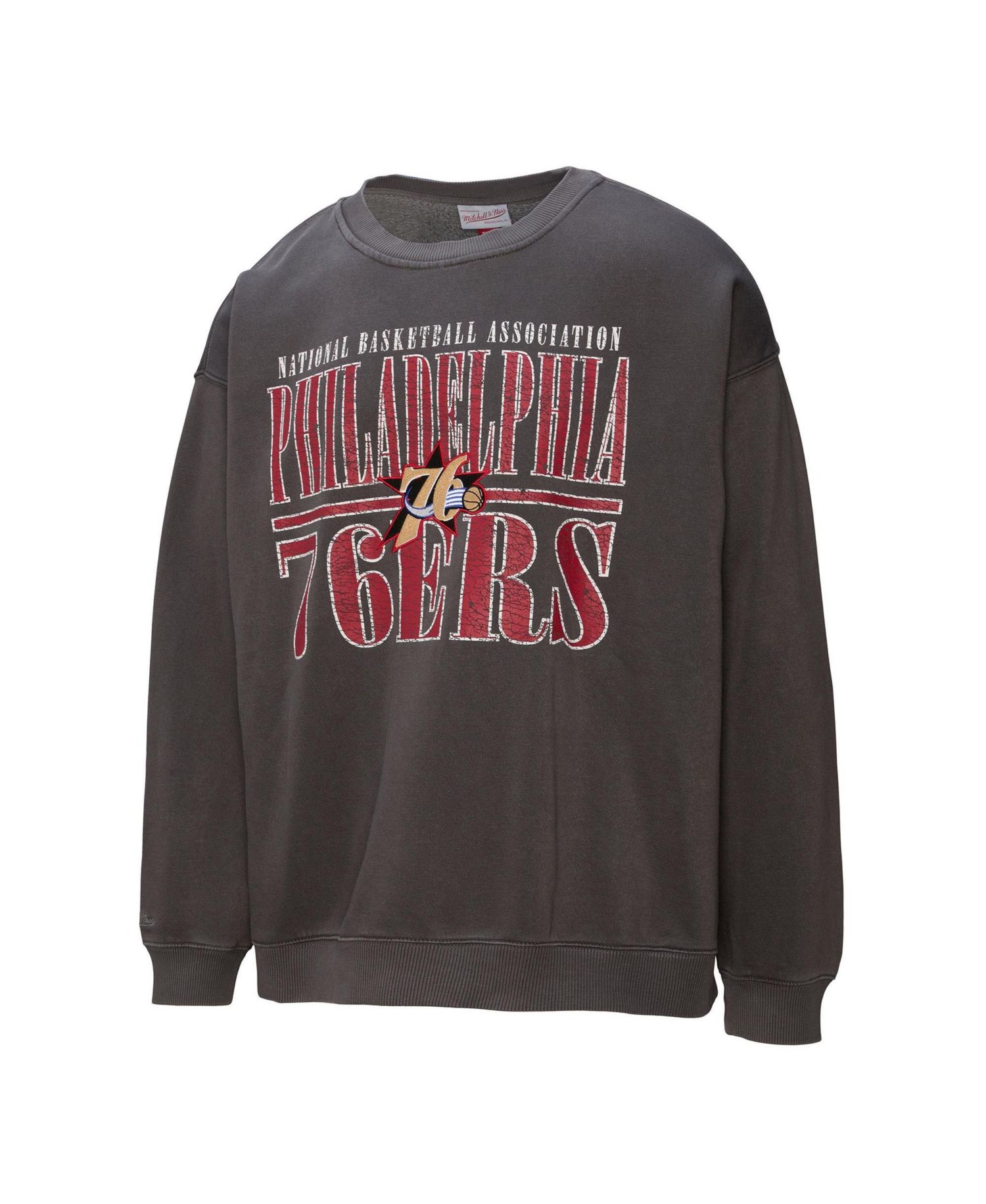 Men's Philadelphia 76ers NBA Downtown Collection Relaxed-Fit Fleece Sweatshirt