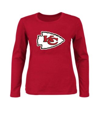 Women's Kansas City Chiefs Long-Sleeve Scoop Neck T-Shirt