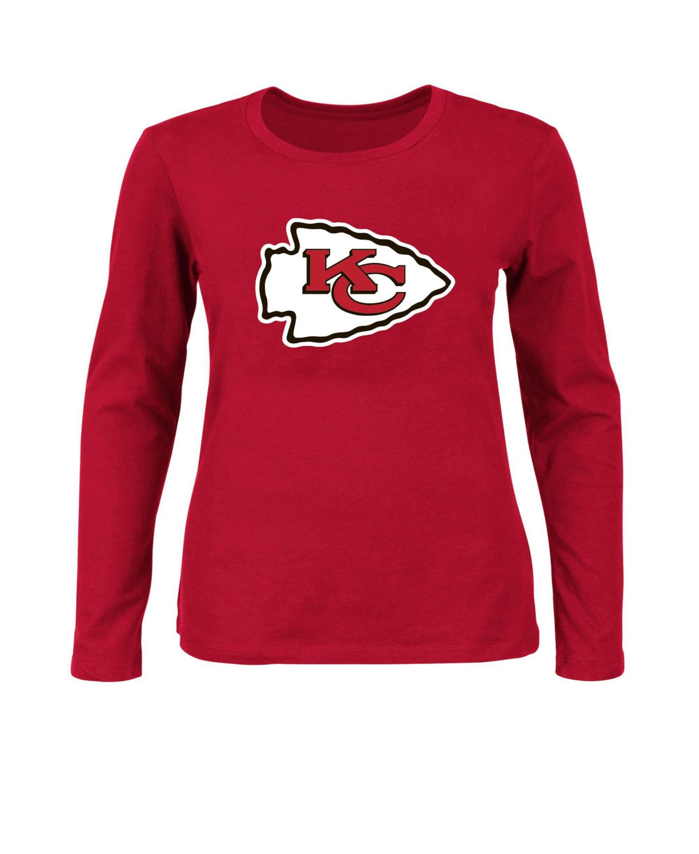 Женская футболка Fanatics Kansas City Chiefs Long-Sleeve Scoop Neck — фото 1
