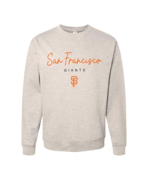 Женская толстовка Soft As A Grape San Francisco Giants Pigment Dye Relaxed Fit Crewneck