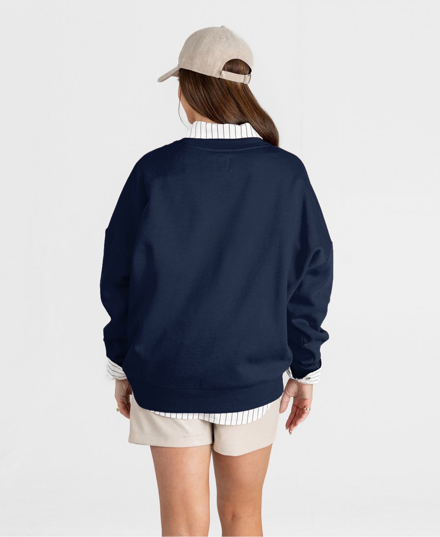 Women's Illinois Fighting Illini Prime Play Oversized Crewneck Graphic Sweatshirt