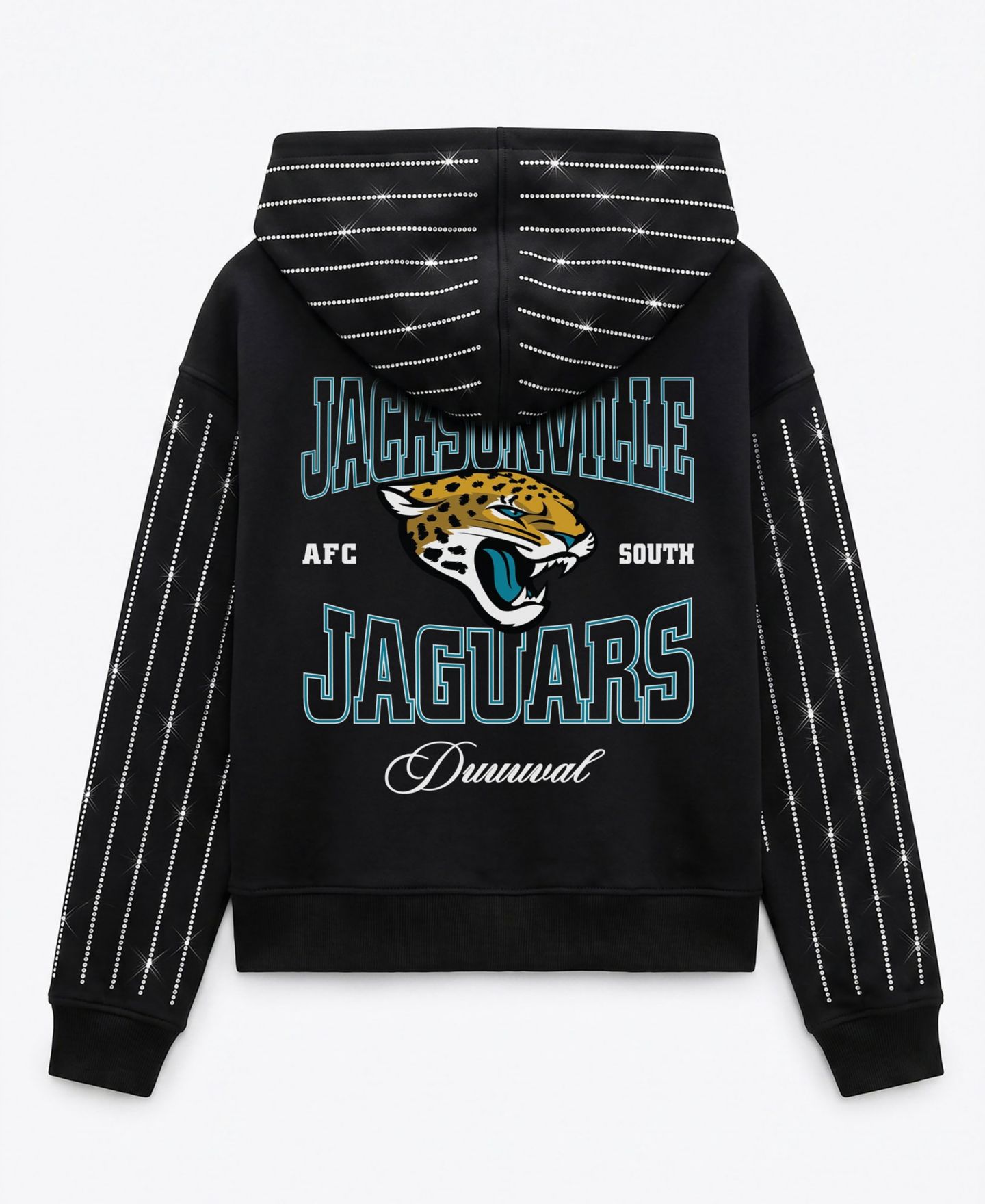 Женское худи Gameday Couture Jacksonville Jaguars Eyes on the Prize Cropped Full-Zip Cotton-Blend — фото 4