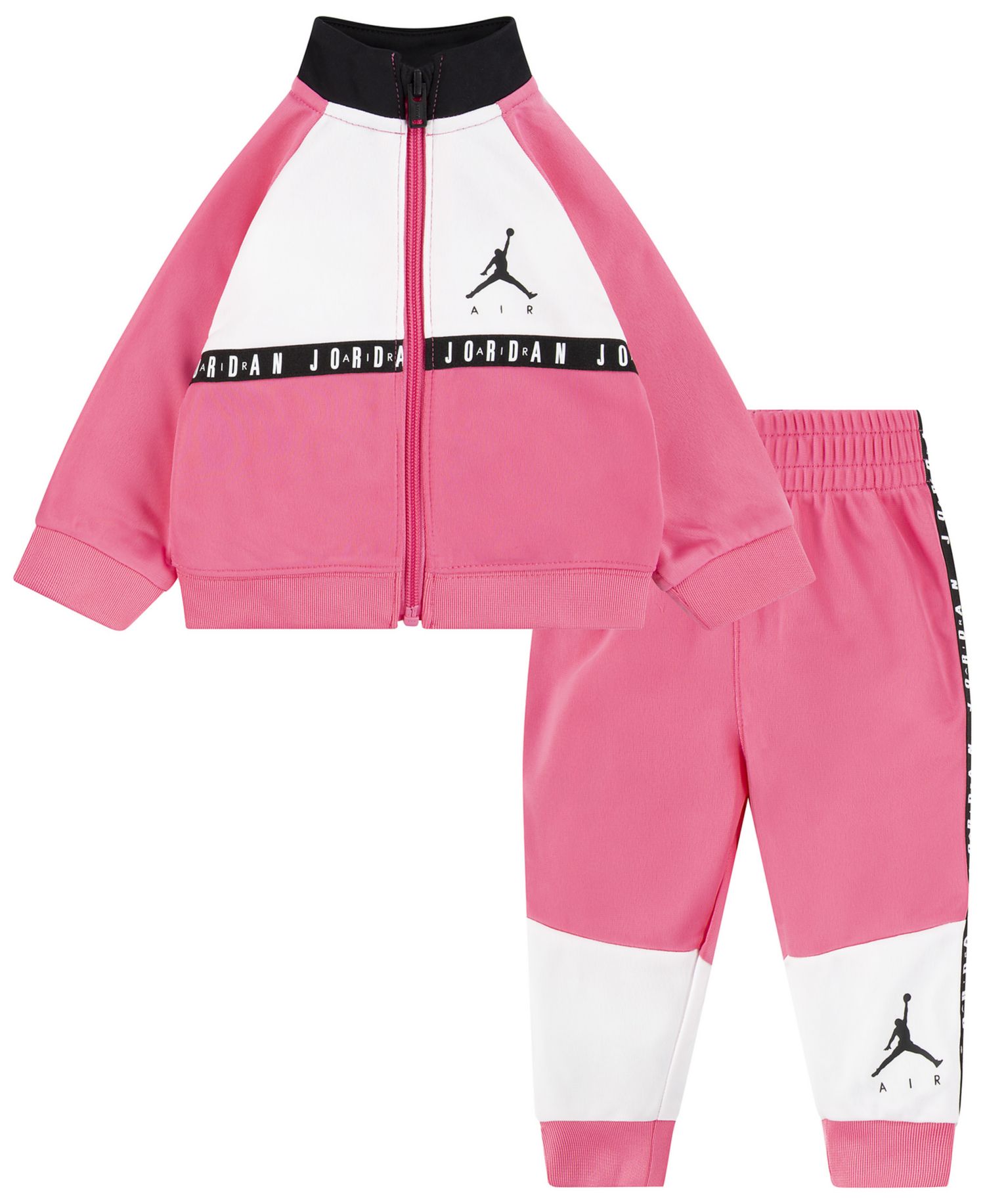 Baby Girls' Jumpman Air Blocked Tricot Jacket and Jogger Pants, 2-Piece Set