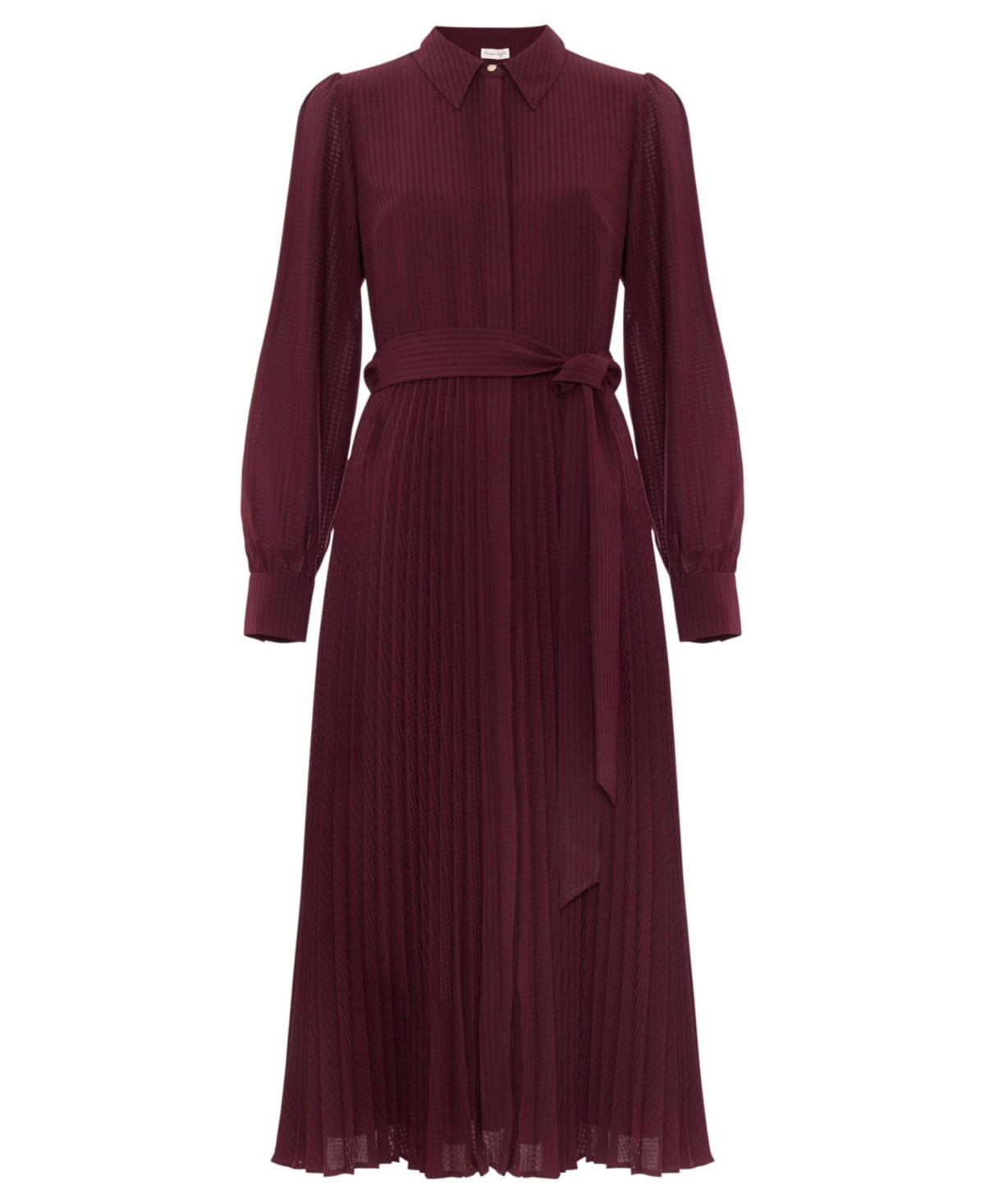 Phase Eight Women's Ren Pleated Midi Shirt Dress