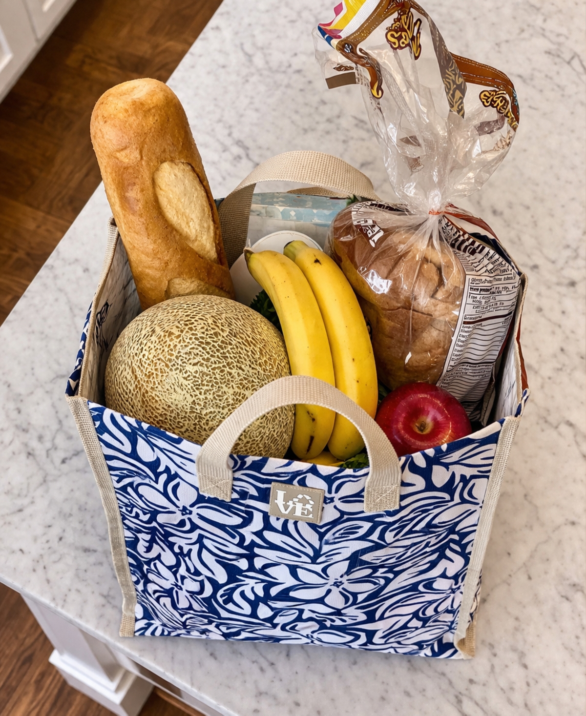 three by Love Bags Sack, Burst 15"