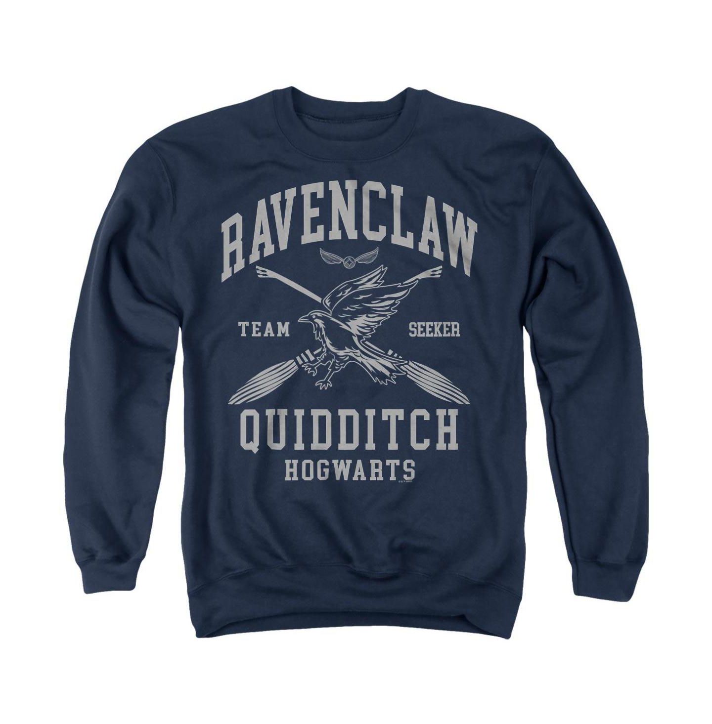 Мужская толстовка Harry Potter Ravenclaw Quidditch Arch Crewneck, цвет: Тёмно-синий — фото 1