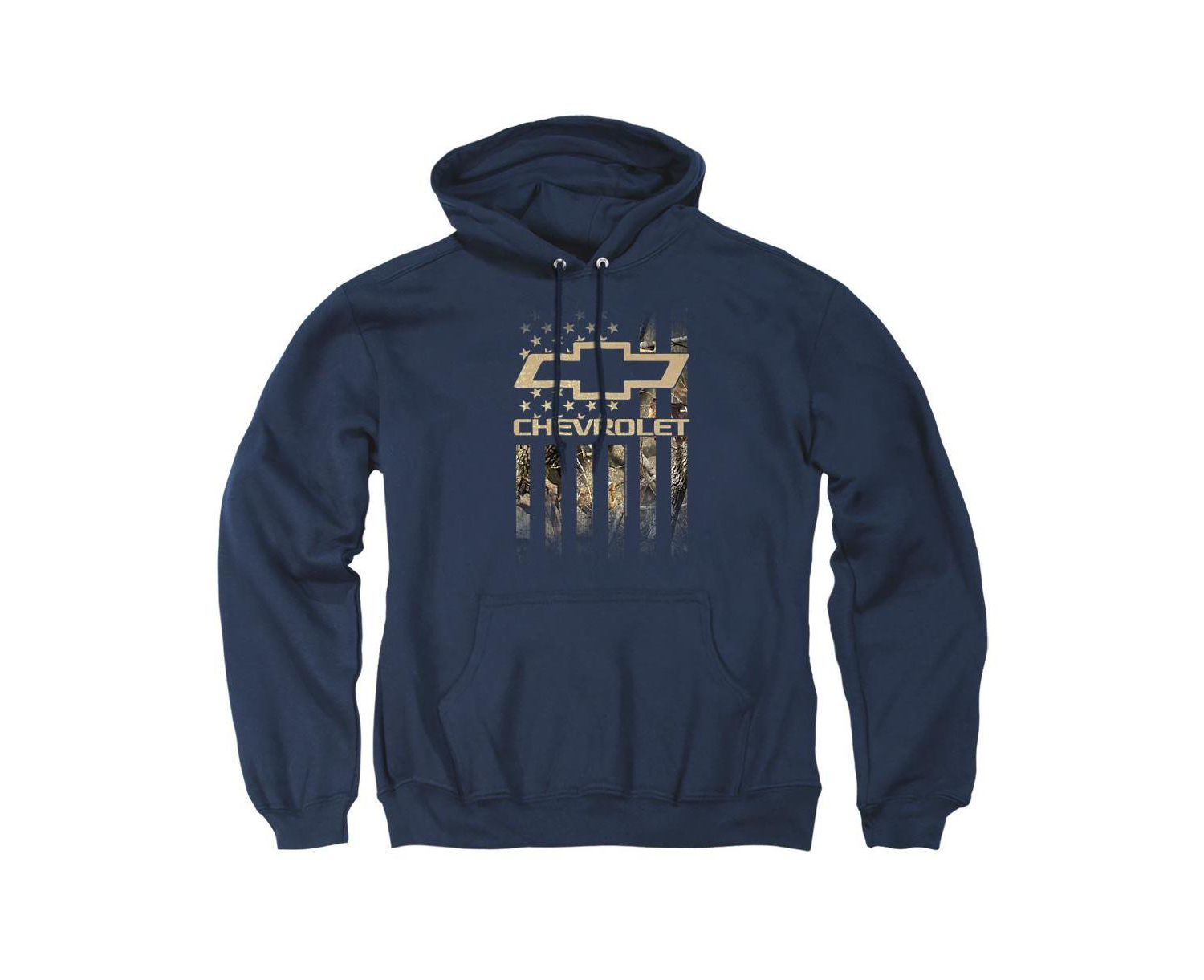 Men's Chevrolet Camo Flag Graphic Pullover Hoodie
