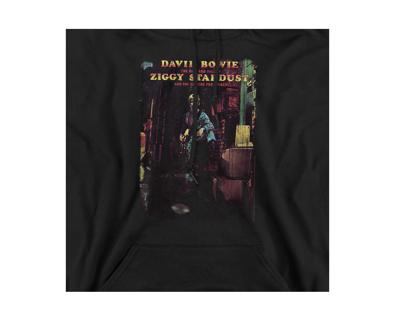 Men's Ziggy Stardust Album Graphic Pull-Over Hoodie