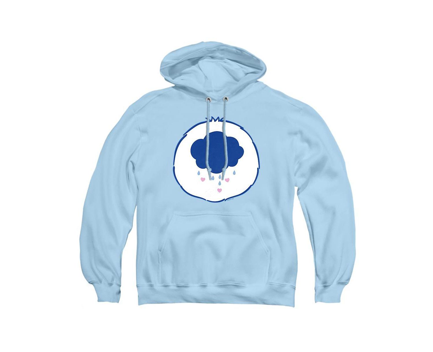 Men's Long-Sleeve Graphic Kangaroo-Pocket Grumpy Belly Hoodie