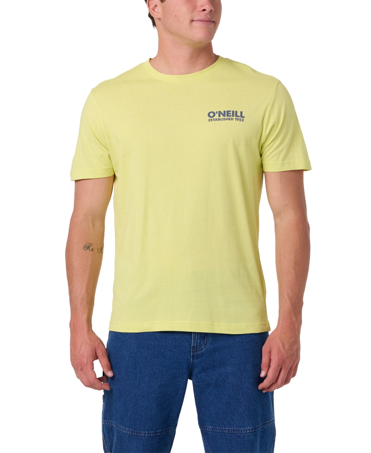 O'Neill Men's Livin' For Adventure Palm Tree Graphic T-Shirt
