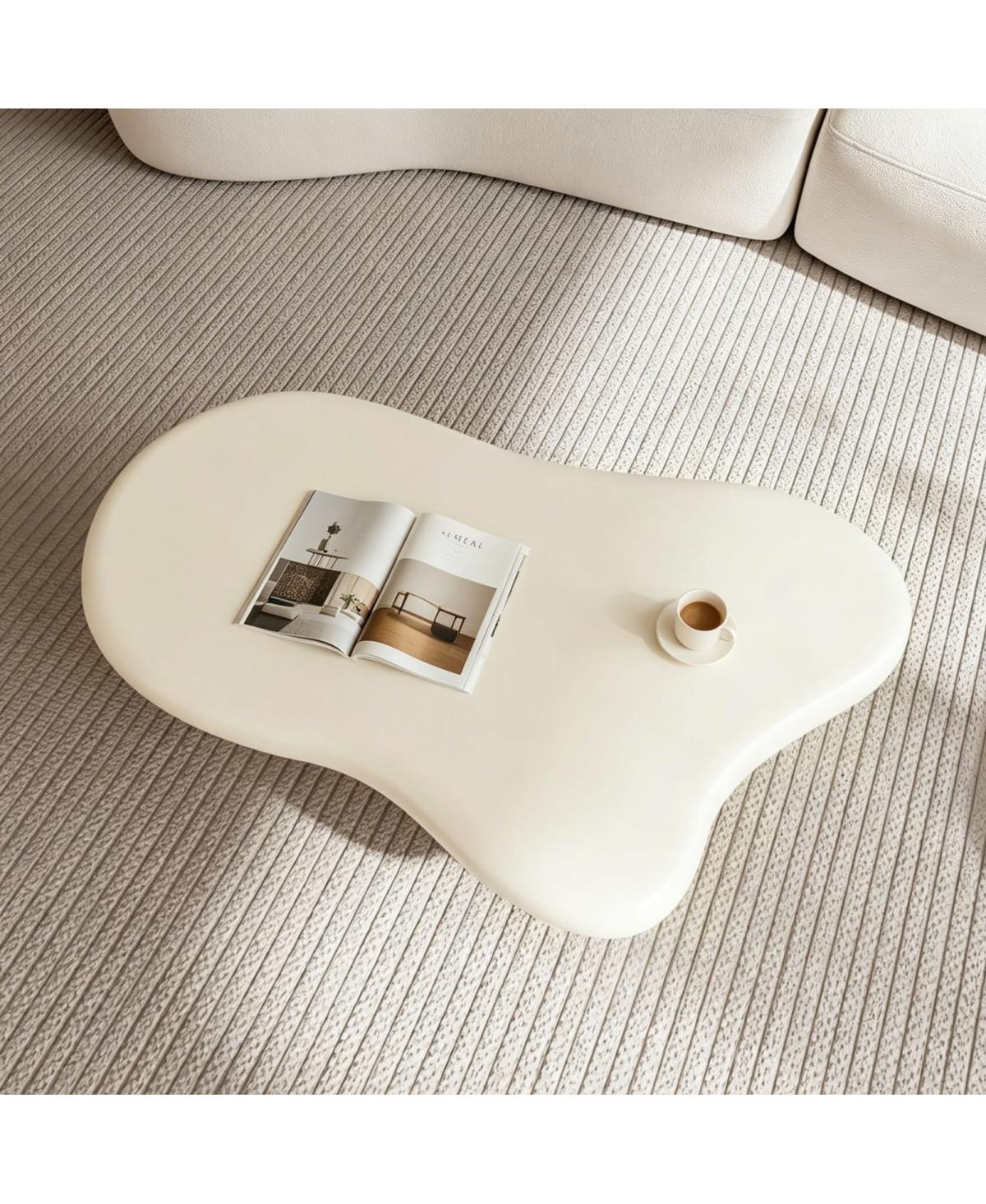 Streamdale Furniture Modern Cloud Coffee Table with 3 Legs