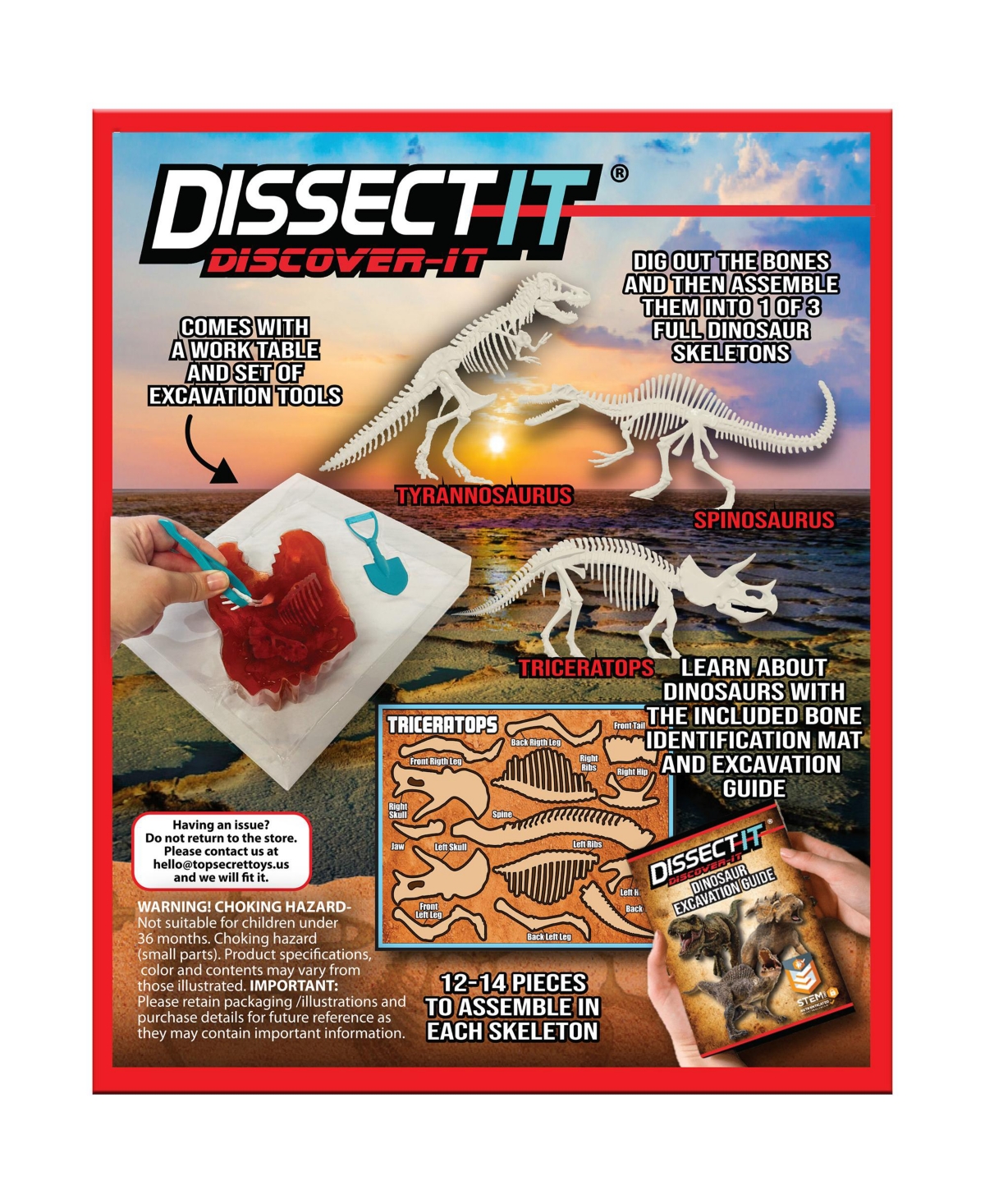 Dissect-It Dino Dig Excavation Kit, Ages 12+