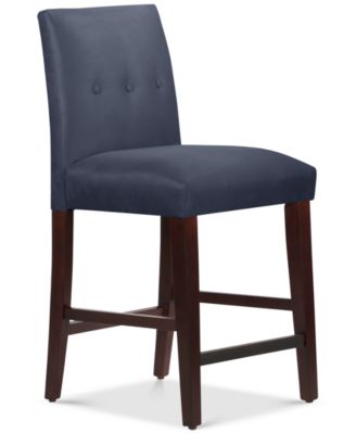 Skyline - Mirrell Tapered Counter Stool with Buttons, Direct Ship