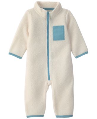 Baby Boys' Color-Block Fleece Jumpsuit