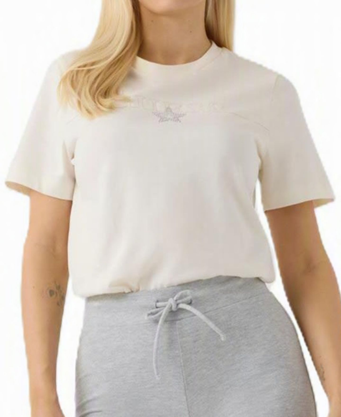 Женская футболка GUESS Agena Short-Sleeve T-Shirt, цвет: Белый — фото 1