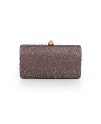 Woman's Fern Crystal Minaudiere