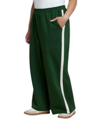 Women's Plus Size Stripe Detail Sweatpant