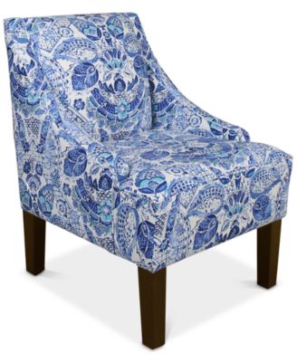 Furniture - Glendale Swoop Arm Chair, Quick Ship