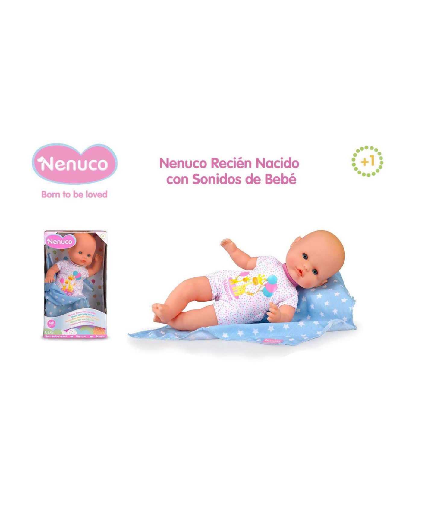 Детские куклы Nenuco New Born with Sounds Refresh, цвет: Разноцветный — фото 7