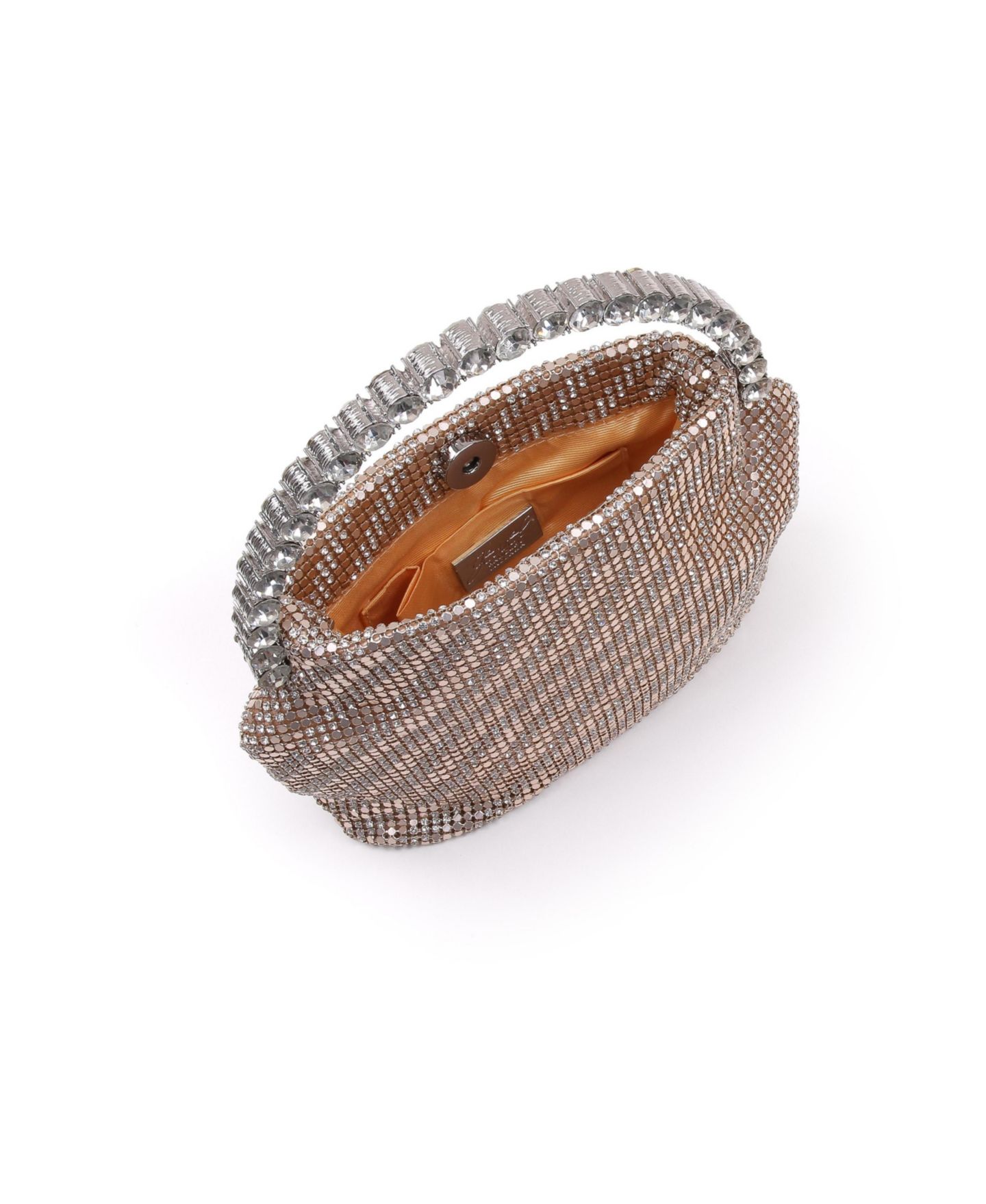 Женский клатч Jewel Badgley Mischka Effie Mesh Pouch Clutch, цвет: Золотой — фото 4