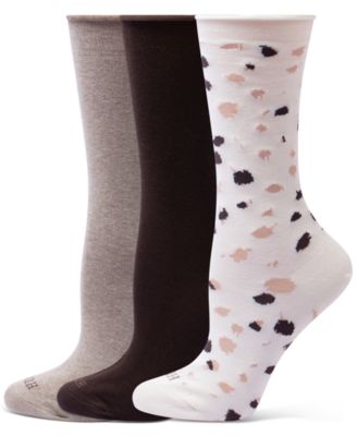 Women's Roll Top Socks 3-Pack U6487MP