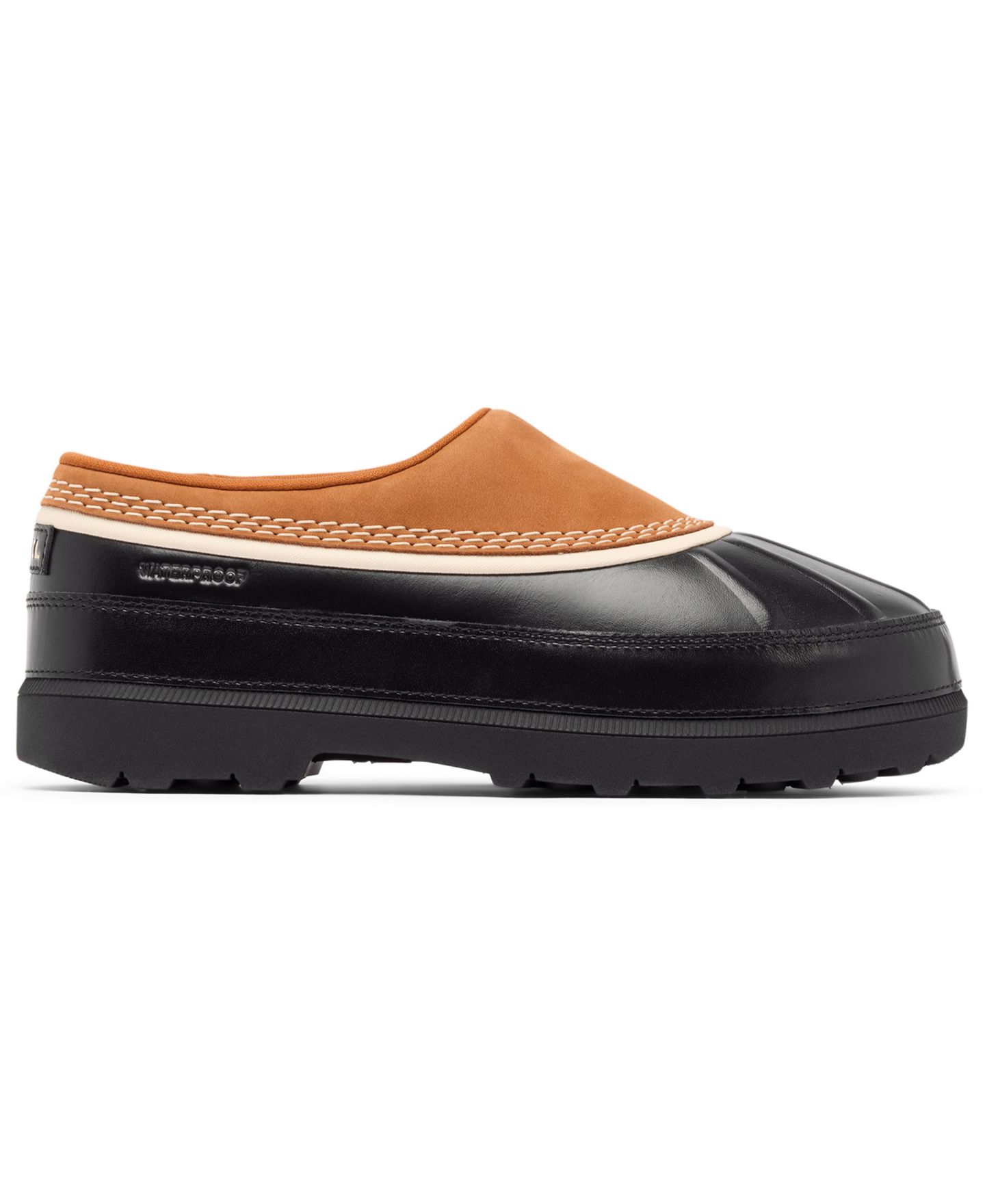 Женские сабо Sorel Ambler Waterproof Slip-On, цвет: Чайный — фото 2