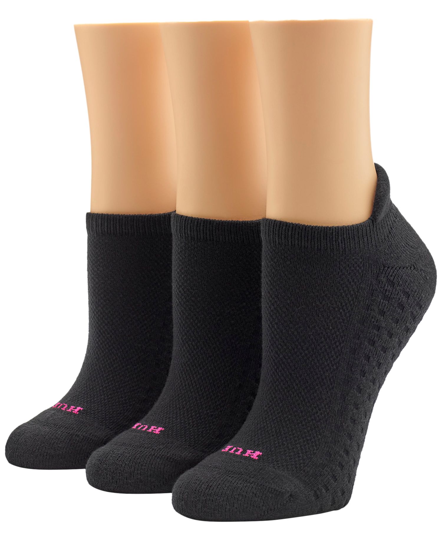 Women's 3-Pack. Air Cushion Tab-Back No Show Socks