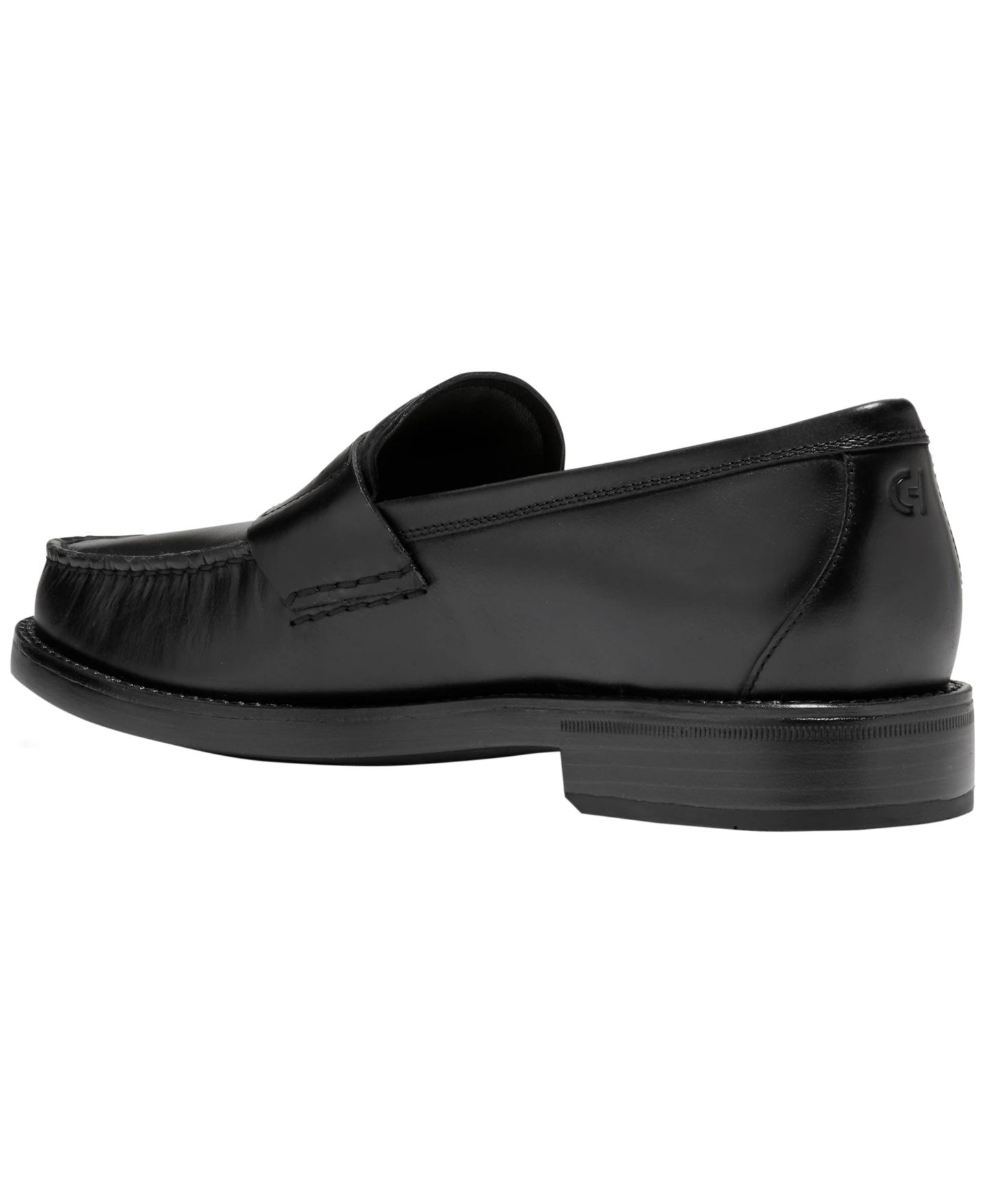 Мужские кожаные лоферы Cole Haan Pinch Penny Flexcraft с круглым носком, цвет: Чёрный — фото 3