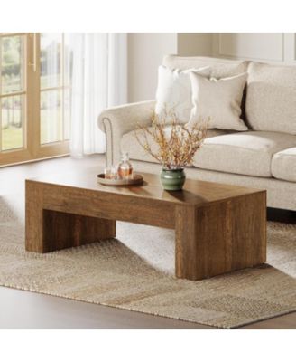 Coffee Table for Living Room,51-Inch Farmhouse Center Table
