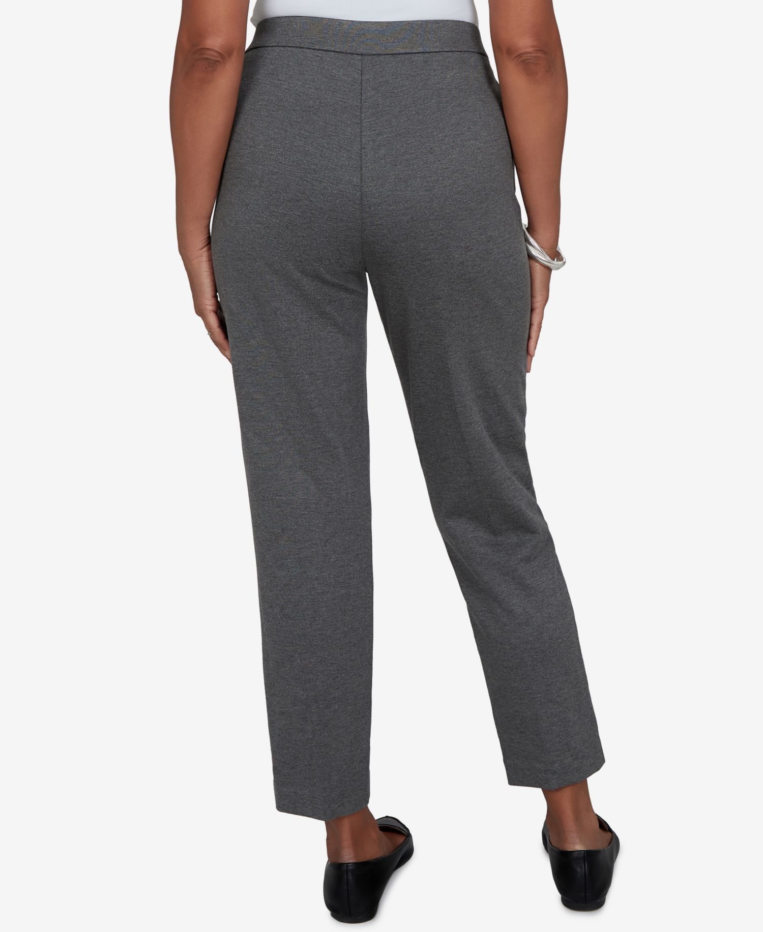 Petite Pull-On Mid-Rise Pants