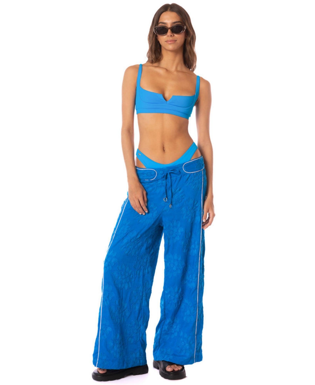 Maaji Women's Blue Lagoon Iconic Bikini Bottom