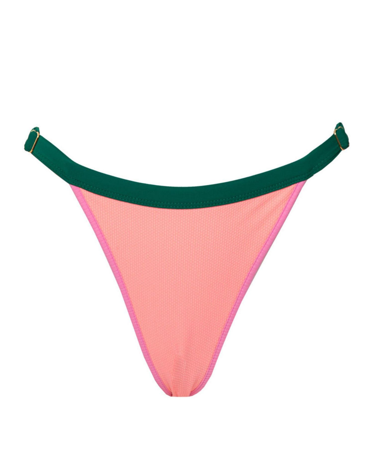 Women's Strawberry Breeze Islandia High-Rise Reversible Cheeky Bikini Bottom