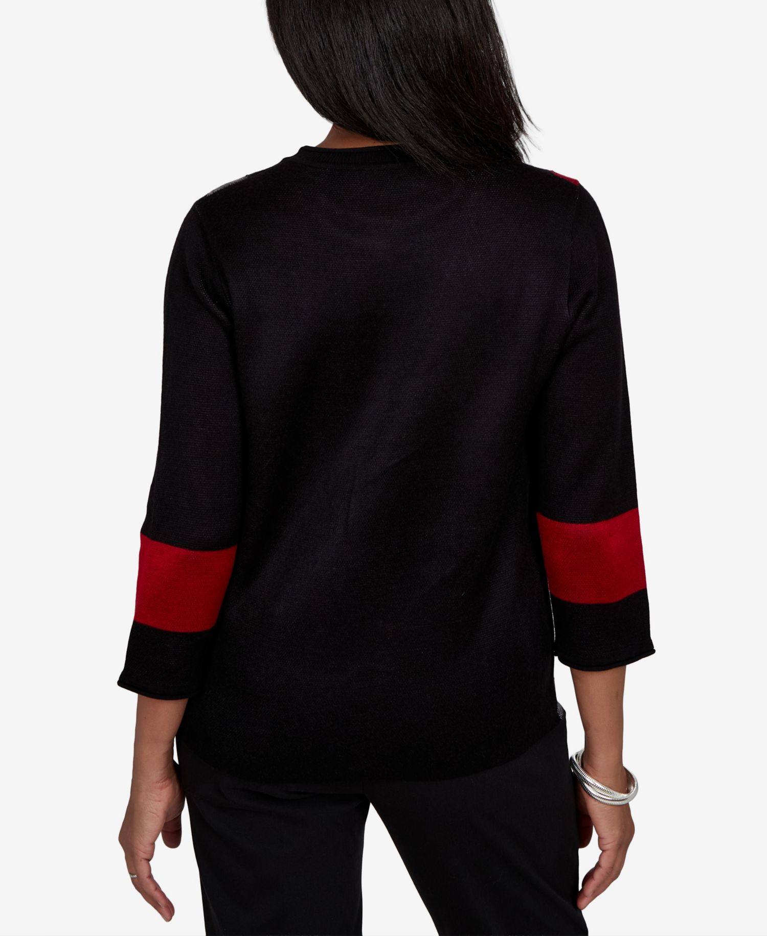 Women's SWEATR 3/4-Sleeve Crewneck Sweater