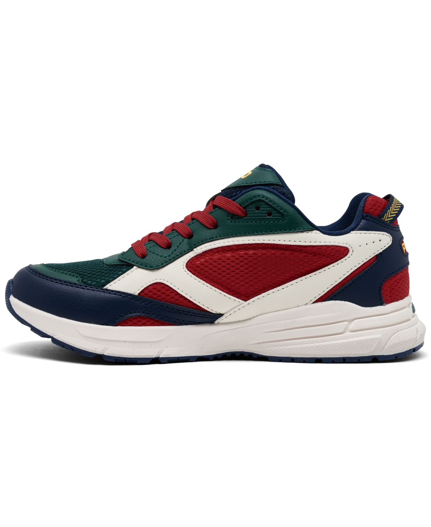 Детские кроссовки Polo Ralph Lauren Big Kids' Trackster 275 Lifestyle, цвет: Красный / Разноцветный — фото 3