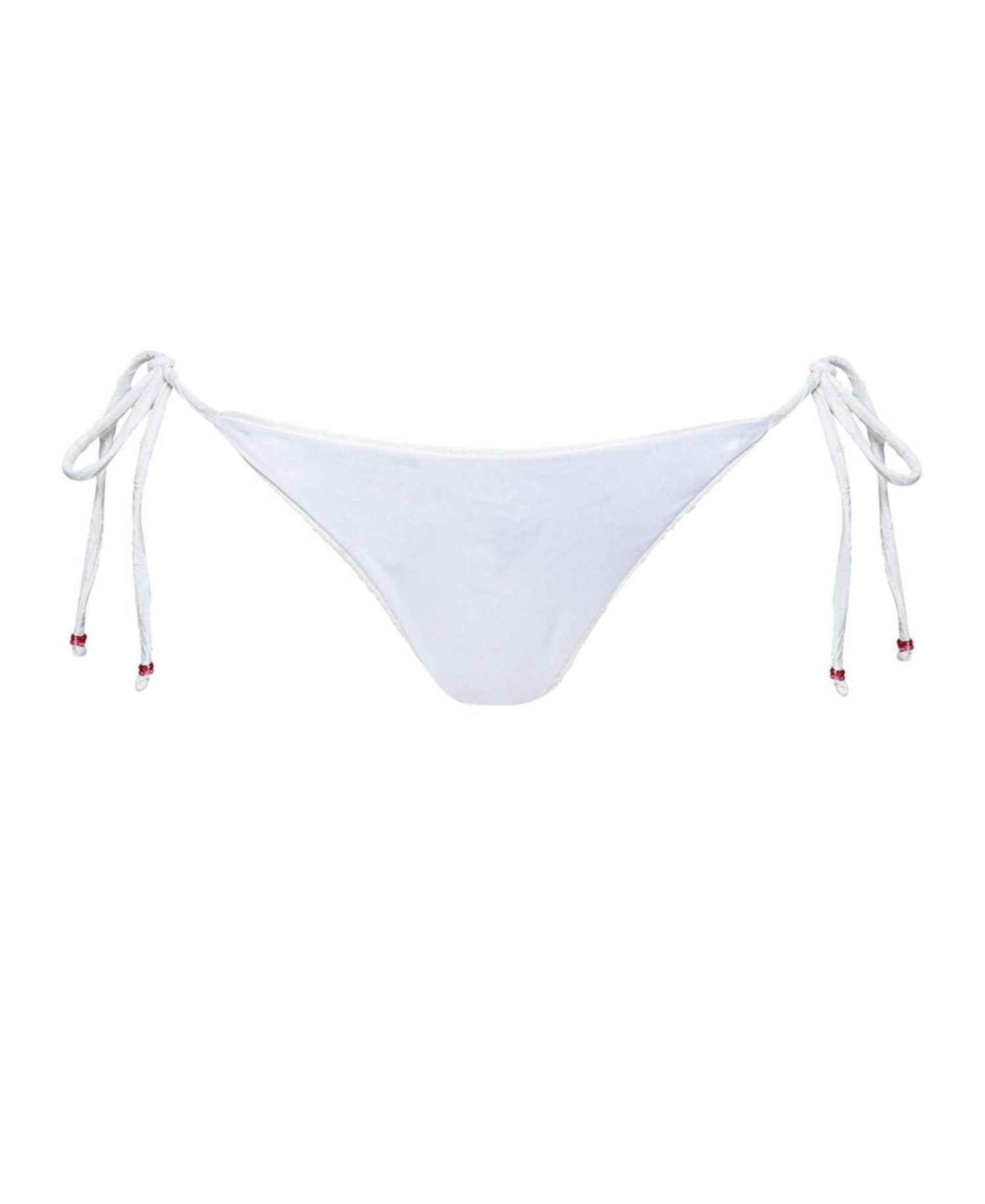 Women's White Whisper Shining Bikini Bottom
