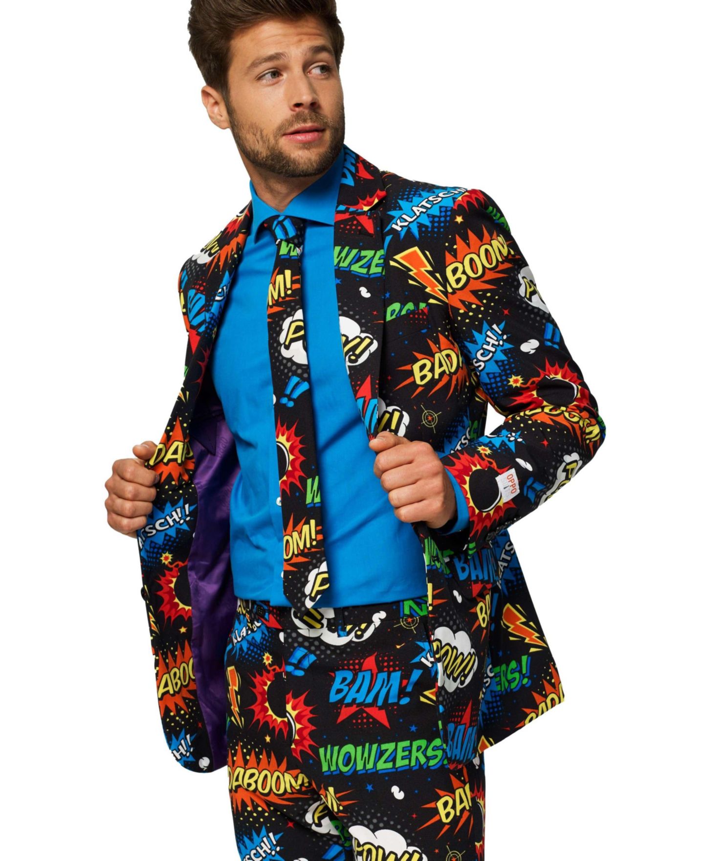 Мужской вечерний костюм OppoSuits Testival: пиджак, брюки и галстук, цвет: Miscellaneous — фото 5