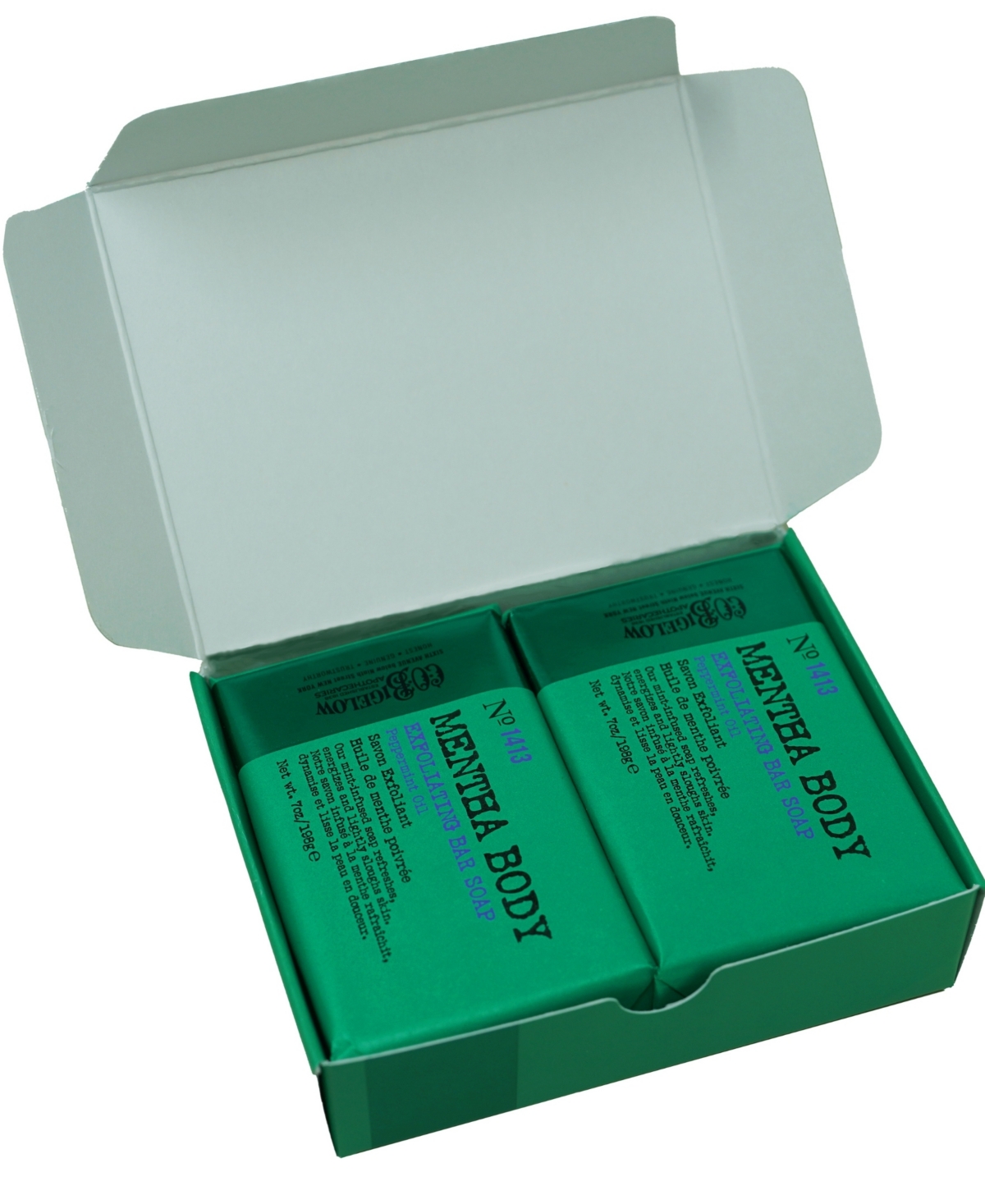 C.o. Bigelow 2-Pack Mentha Exfoliating Bar Soap