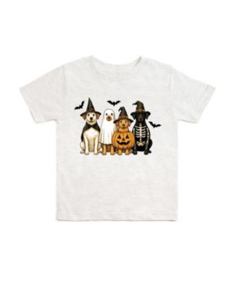 Little Boys Halloween Puppies Short Sleeve T-Shirt
