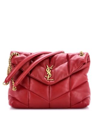 Medium Loulou Puffer Shoulder Bag Quilted Leather
