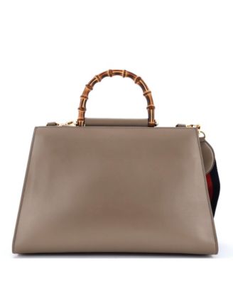 Medium Nymphaea Top Handle Bag Leather